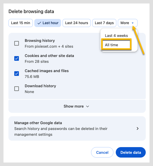 Clearing your browser cache2.png