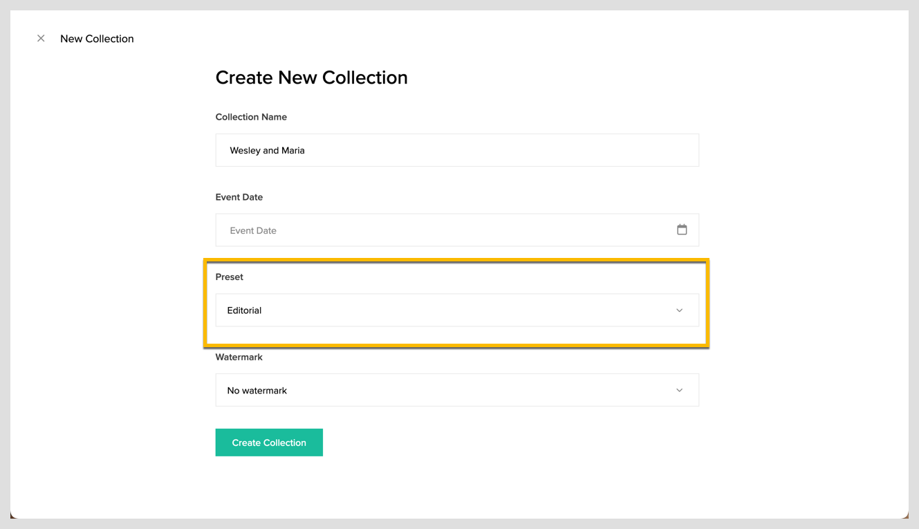 Creating reusable templates with collection presets2.png