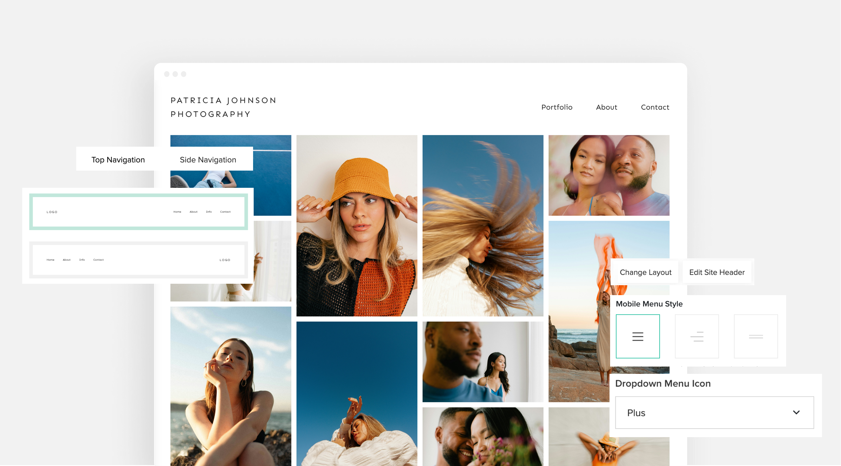 Customizing your website menu and header1.png