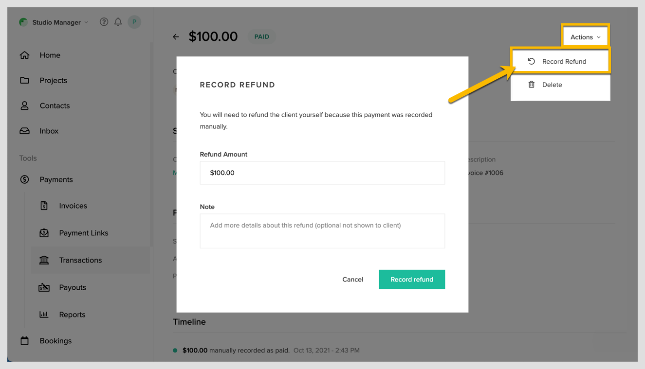 Refunding an online payment2.png